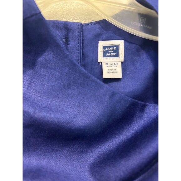 Janie and Jack Moonlight Garden Dress Blue 6 -12 M - Picture 5 of 5